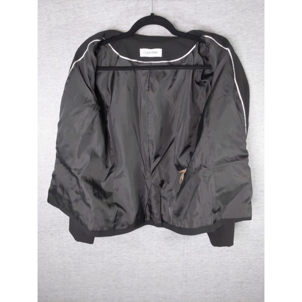 Calvin Klein Two Button Black Suit Jacket - Picture 7 of 12
